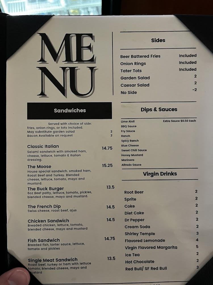 Linger Longer Lounge Menu image 3