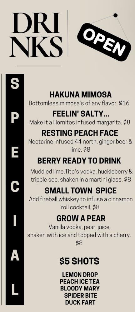 Linger Longer Lounge Menu image 4